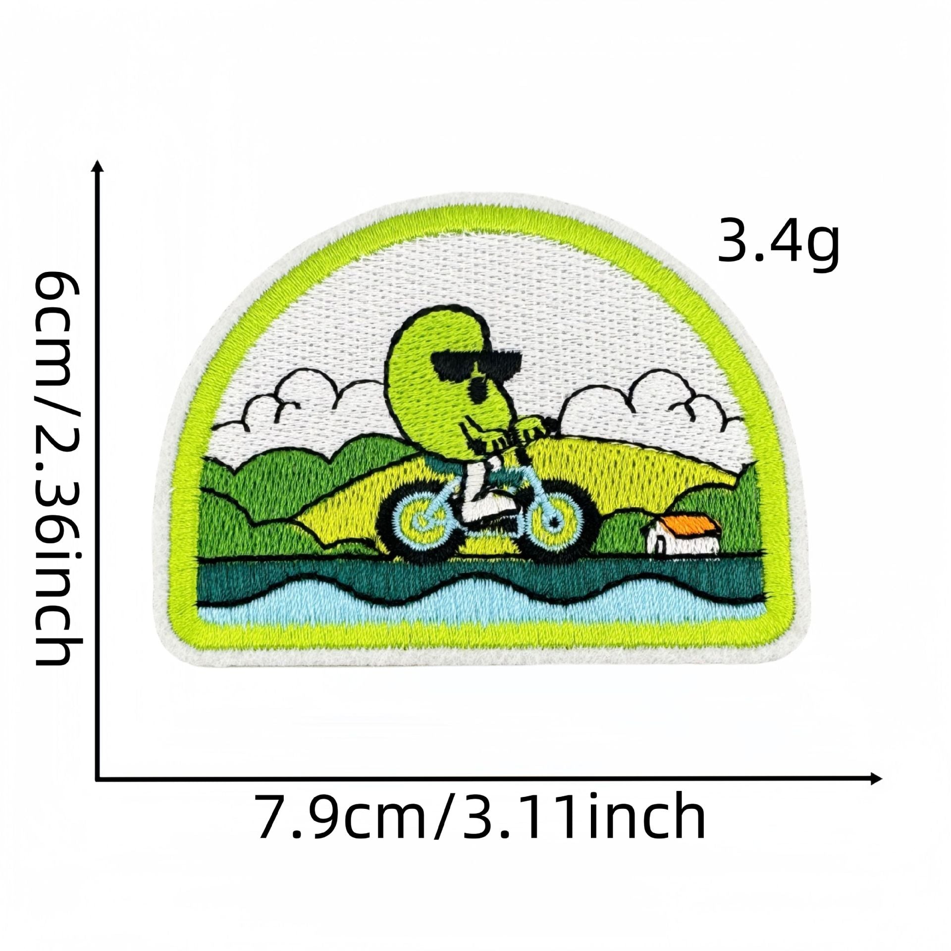 Wholesale green plant cloth patch decorative decal